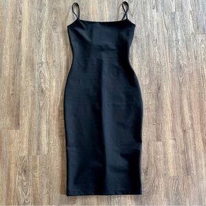Paris Georgia Sculpted Dress in Black - size S